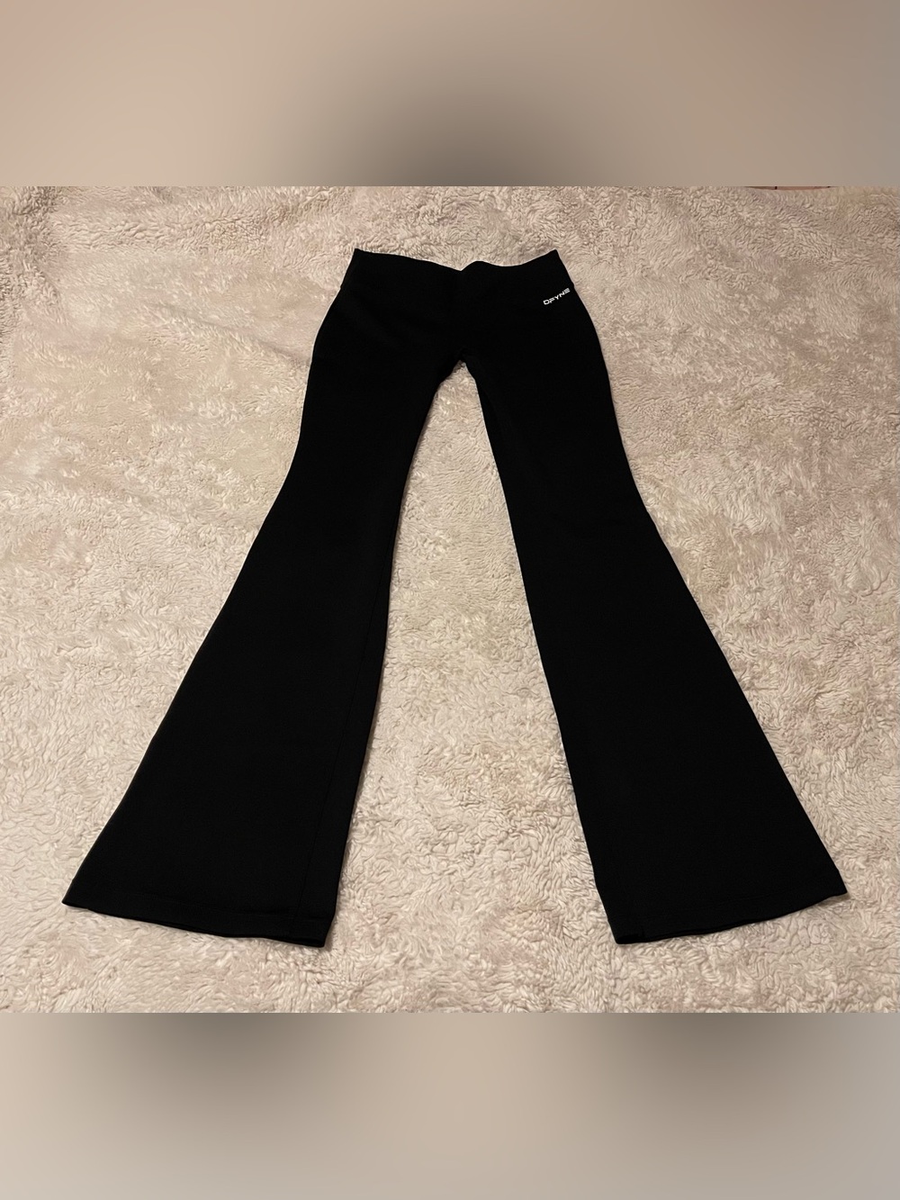 DFYNE x Hannah Pearson HP Black Activewear Flare Pants Size Large